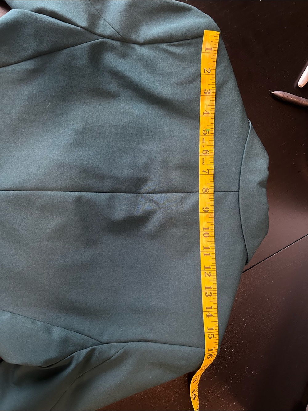 Zara Teal Tailored Blazer Size 8 Dark Academia Corporate Girlie Office Siren - Picture 9 of 10